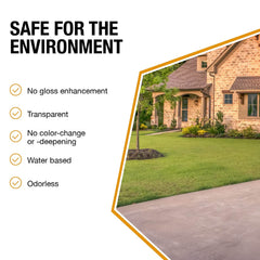 StoneprotecT Concentrate 33.8 oz for up to 1200 sqft SP5000U | Concrete Sealer | Long-Term Protection Against Water & Dirt for Driveway, Patio and More