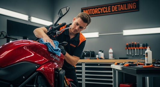 motorcycle detailing process
