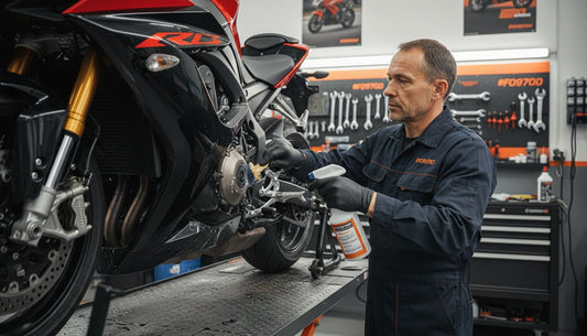 motorcycle engine cleaning