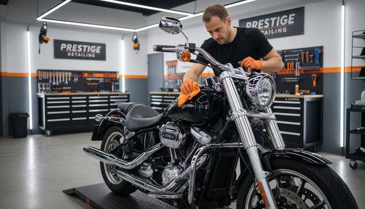 motorcycle chrome cleaning