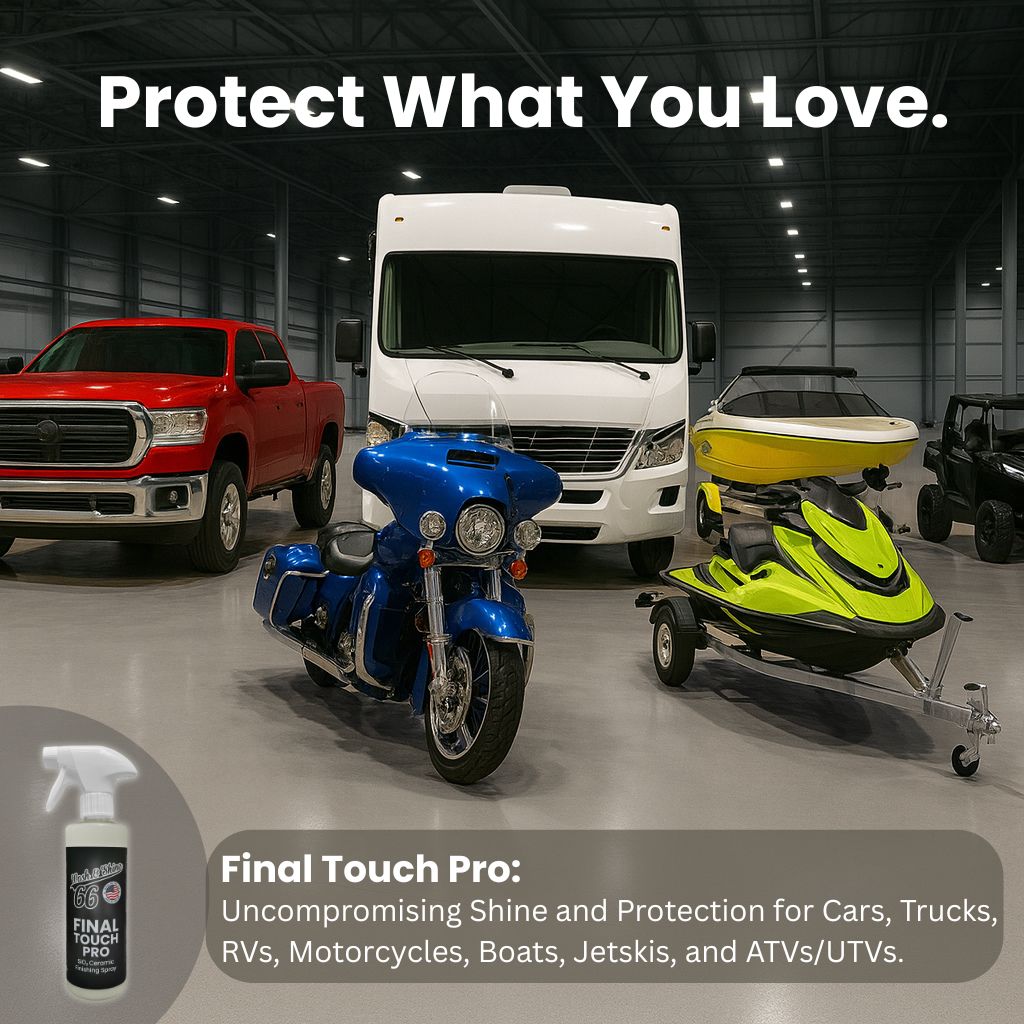 SiO₂ Ceramic Finishing Spray | Wash&Shine 66 Final Touch Pro | 16 fl oz