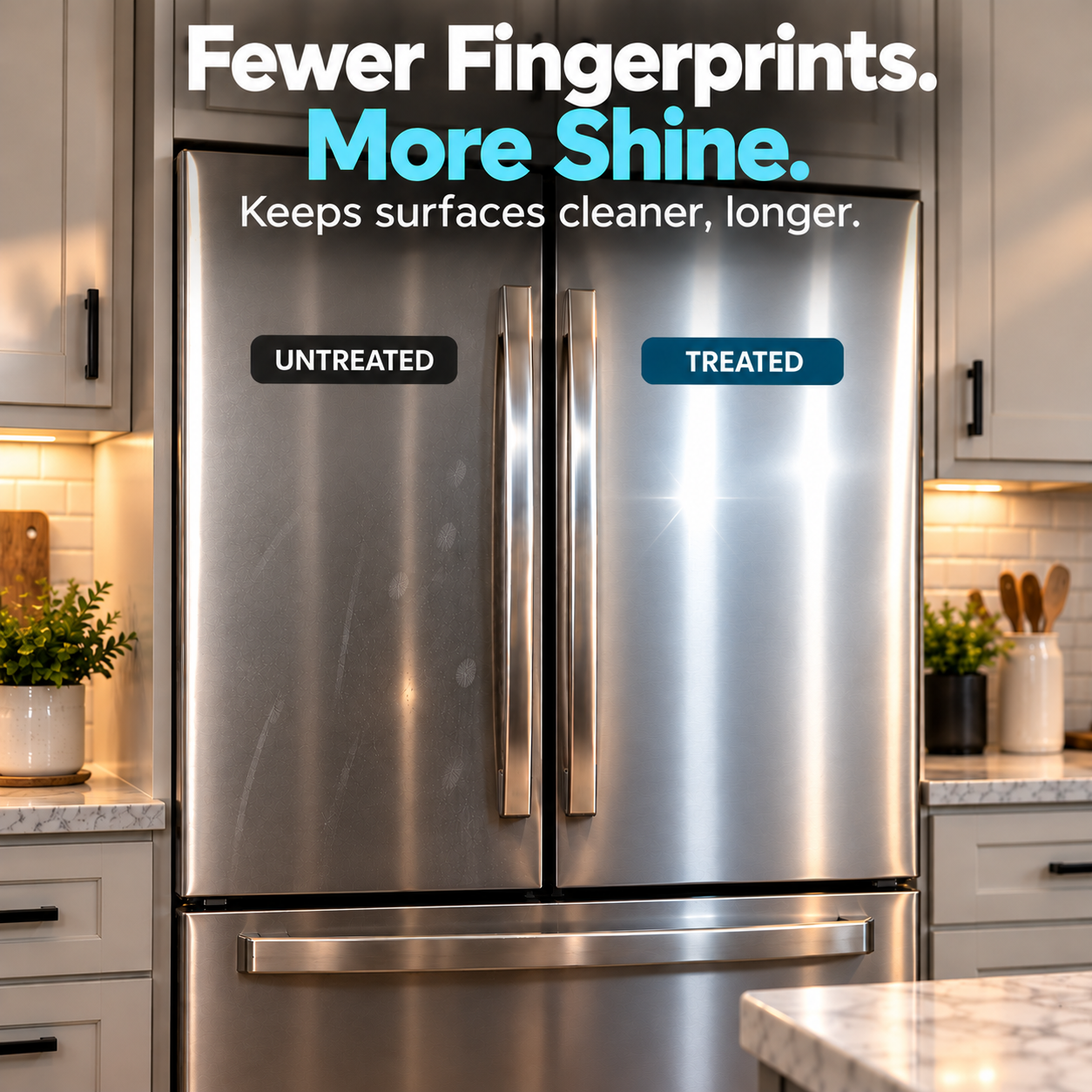 Ceramic Shield™ – Ceramic Cleaner & Protectant for Stainless Steel, Glass & Countertops | Anti-Fingerprint Spray, 8 fl oz
