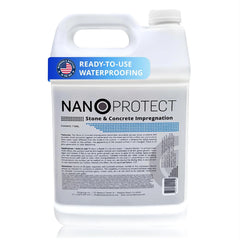 Concrete Driveway Patio Sealer Nanoprotect 1GAL Ready to use for up to 200-400 sqft