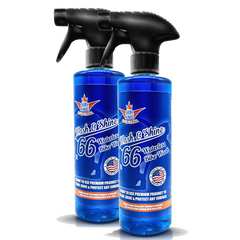 Motorcycle Cleaner Wash&Shine 66 waterless bike wash Cleaning Kit - 2x 16 fl.oz - 100% Made in USA WS66BW_2B_0T