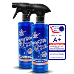 Wash&Shine 66 Waterless Motorcycle Cleaner – 2x16 fl. oz (No Towels)