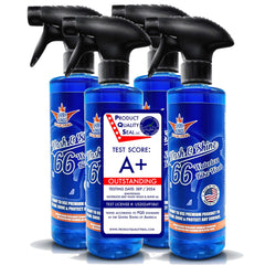 Wash&Shine 66 Waterless Motorcycle Cleaner – 4x16.9 fl. oz (Refill Pack)