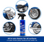 Motorcycle Cleaner waterless bike wash Cleaning Kit Wash&Shine66 Made in USA | Motorcycle Wash with Ultra Shine Effect | Powerful Scratch Free Detailing Spray for All Surfaces | 4 x 16 fl.oz incl. 4 Premium Cloth