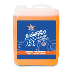 1.32 GAL (169) fl oz Wash&Shine 66 Waterless Motorcycle Cleaner - Orange Scent