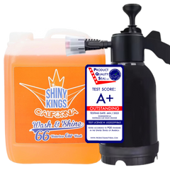 Waterless Car Wash Super Foam Combo 1.32 Gal  and Pump Spray Foamer