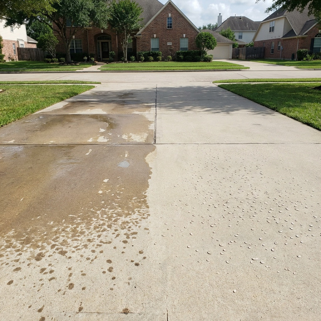 Nanoprotect Concrete & Stone Sealer | Long Lasting Driveway, Patio & Paver Protection 1 GAL Ready to use