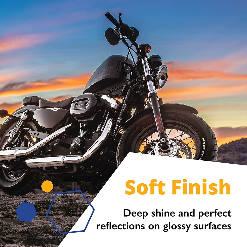 Wash&Shine66 Motorcycle Graphene Coating Ultra 10H+ | 5+ years Protection with only one Application | 1 fl.oz. for up to 100sqft